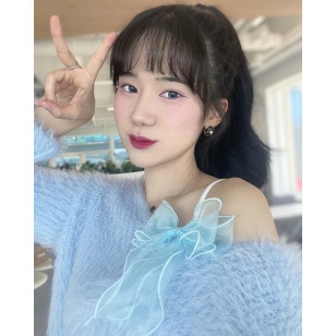 【散光】Lenbling Eye Only 1 Month Yuriel Shine Blue 每月抛棄散光彩妝隱形眼鏡